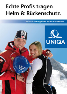 Advertisement Professional athletes feel safe with insurance coverage from UNIQA. (photo)