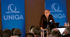 Roughly 150 managers from the entire UNIQA family took part in the ManagerCircle in Bratislava in 2009. At this event, they were brought up to date on the current Group strategy and corporate plans by the Group Management Board. (photo)