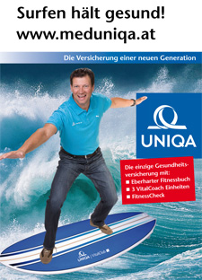 UNIQA VitalCoaches are very popular on the Web portal www.meduniqa.at. Given the excellent reception, a second set of podcasts is being offered with ski racer Stephan Eberharter and actor Rudi Roubinek on topics relating to fitness and health. (advertisement)