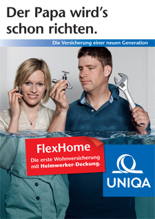 UNIQA’s summer campaign for FlexHome enjoyed high recall – the attractive complete package for renters and homeowners. (advertisement)