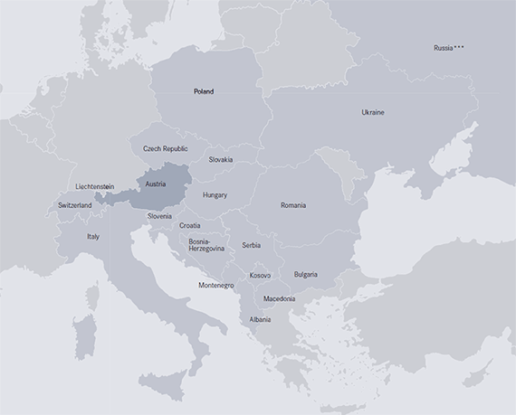 Market shares (map)