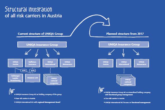 Structural integration of all risk carriers in Austria (graphic)
