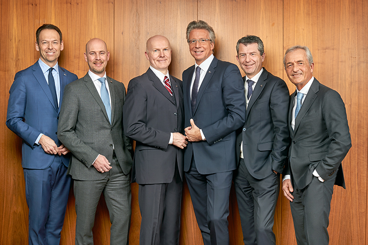 Andreas Brandstetter, Erik Leyers, Alexander Bockelmann, Wolfgang Kindl, Kurt Svoboda, Klaus Pekarek (photo)